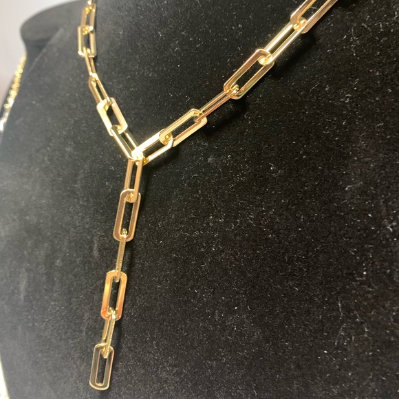 **FINAL $ DROP** Park Lane “COLLINS” Gold Link Necklace - Picture 3 of 5